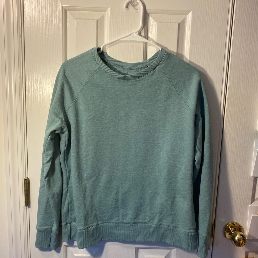 Time and True Mint Green Crewneck Sweater